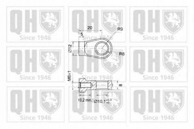 QUINTON HAZELL qts128292 -  Газовая пружина, крышка багажник